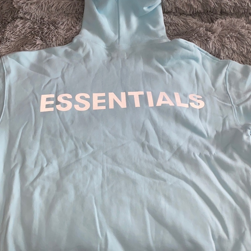 Essentials FOG Blue Hoodie FW19 (LIKE NEW)